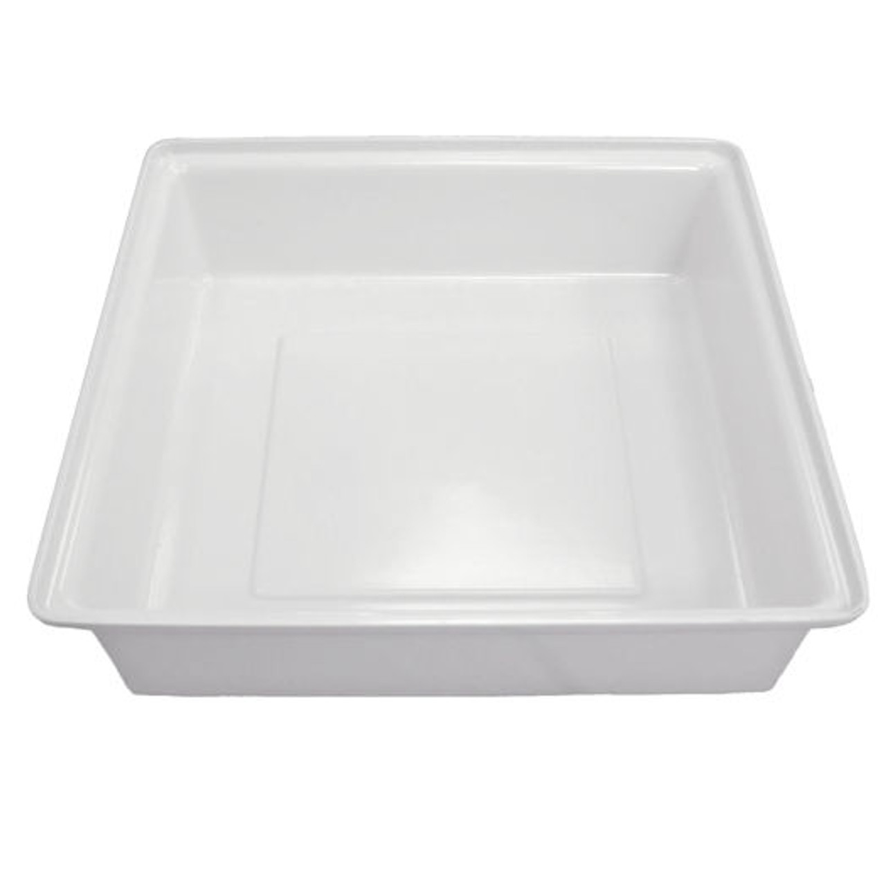 1 Large Quality Serving Display Dish SAN White Square 300 x 300 x 75mm