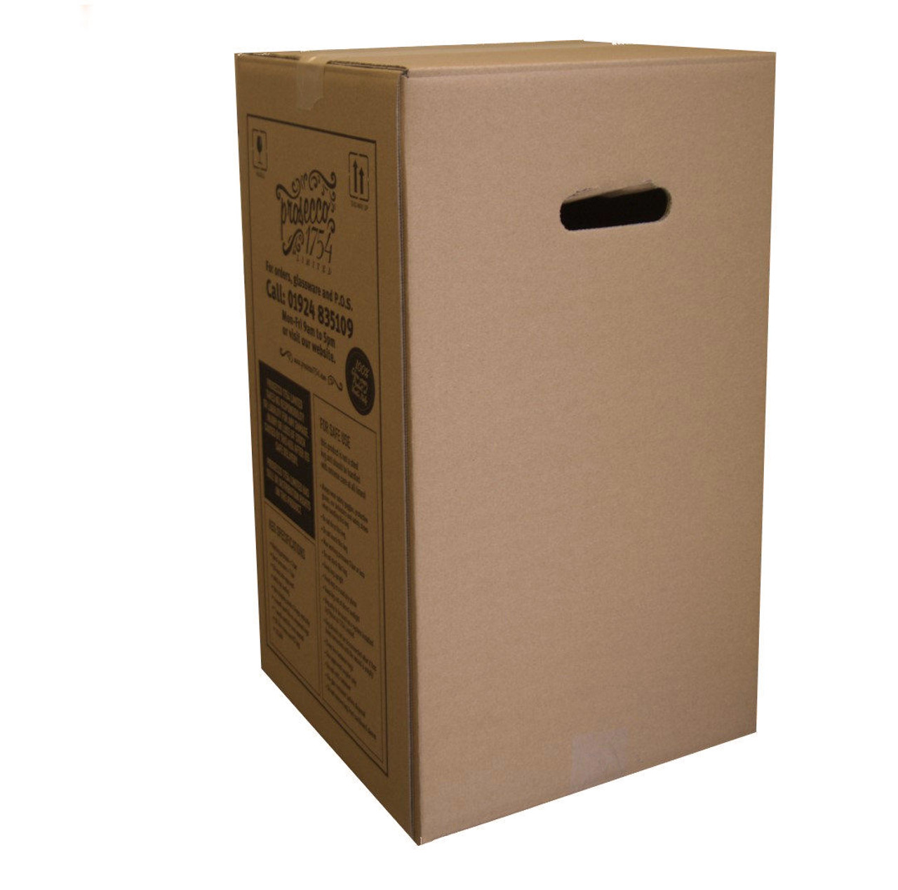 5 x Medium Storage Box ( Heavy Duty ) mis-printed cardboard  box  11.75"x 11.75"x 20.5" with carry handles 