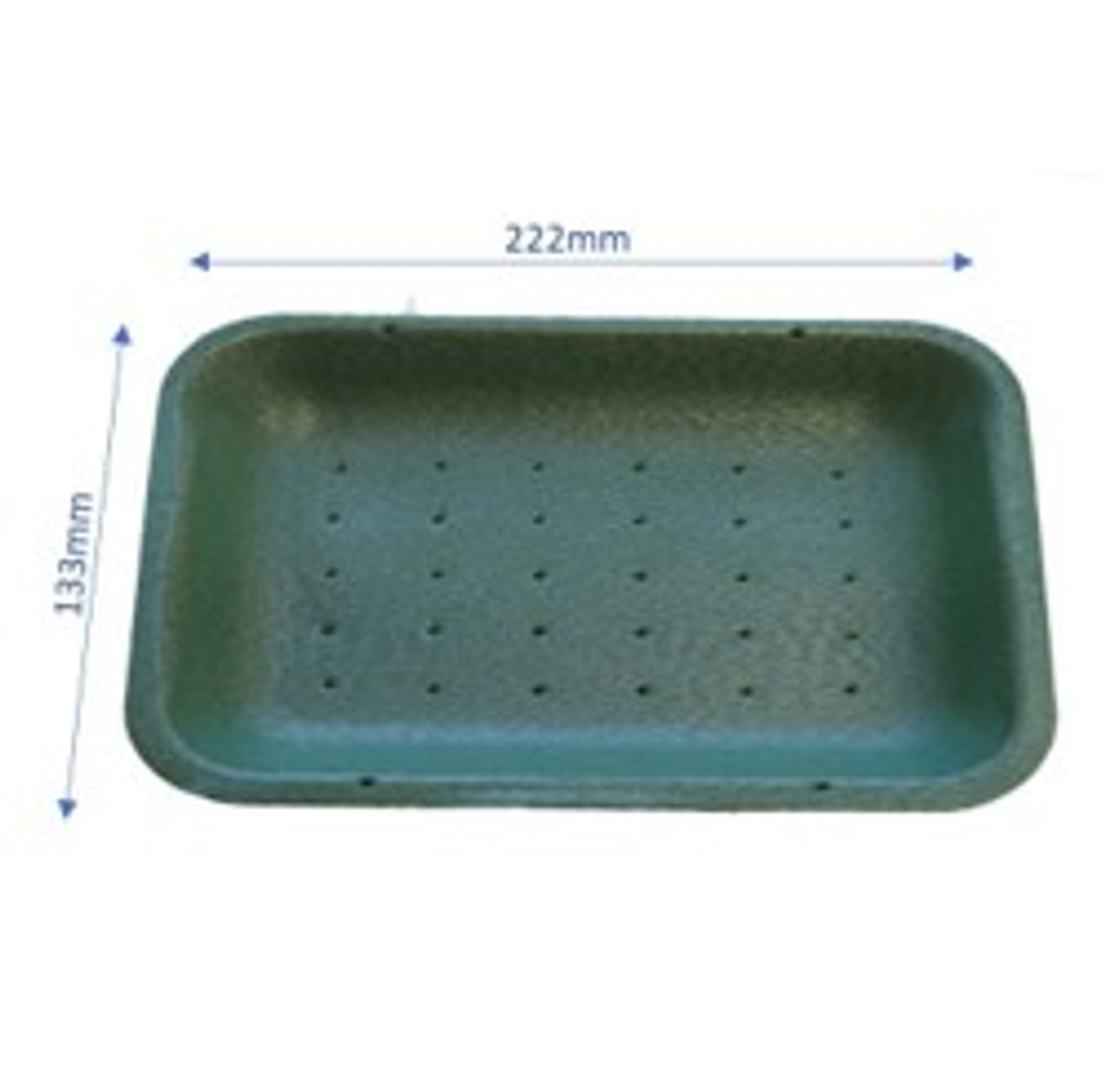 250 - D3 Green eps  trays (222 x 133 x 20mm)