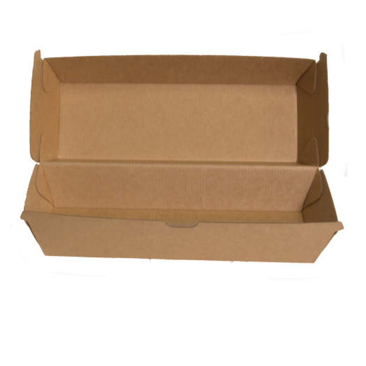 Pack x 100 Cardboard 9" Baguette & Bakery Boxes 235 x 100 x 80mm