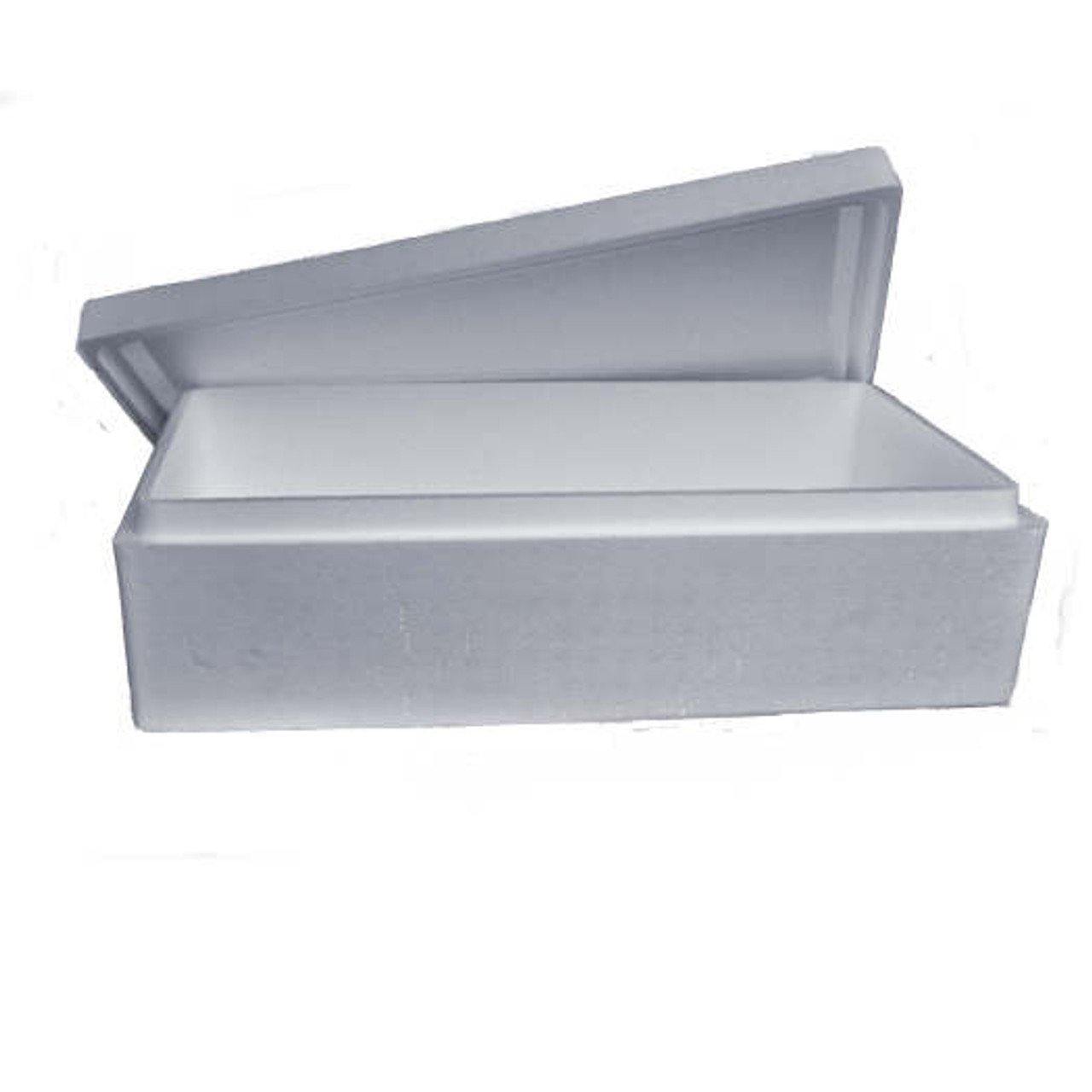 25klo LARGE Polystyrene Box and Lid  ( 3 boxes )