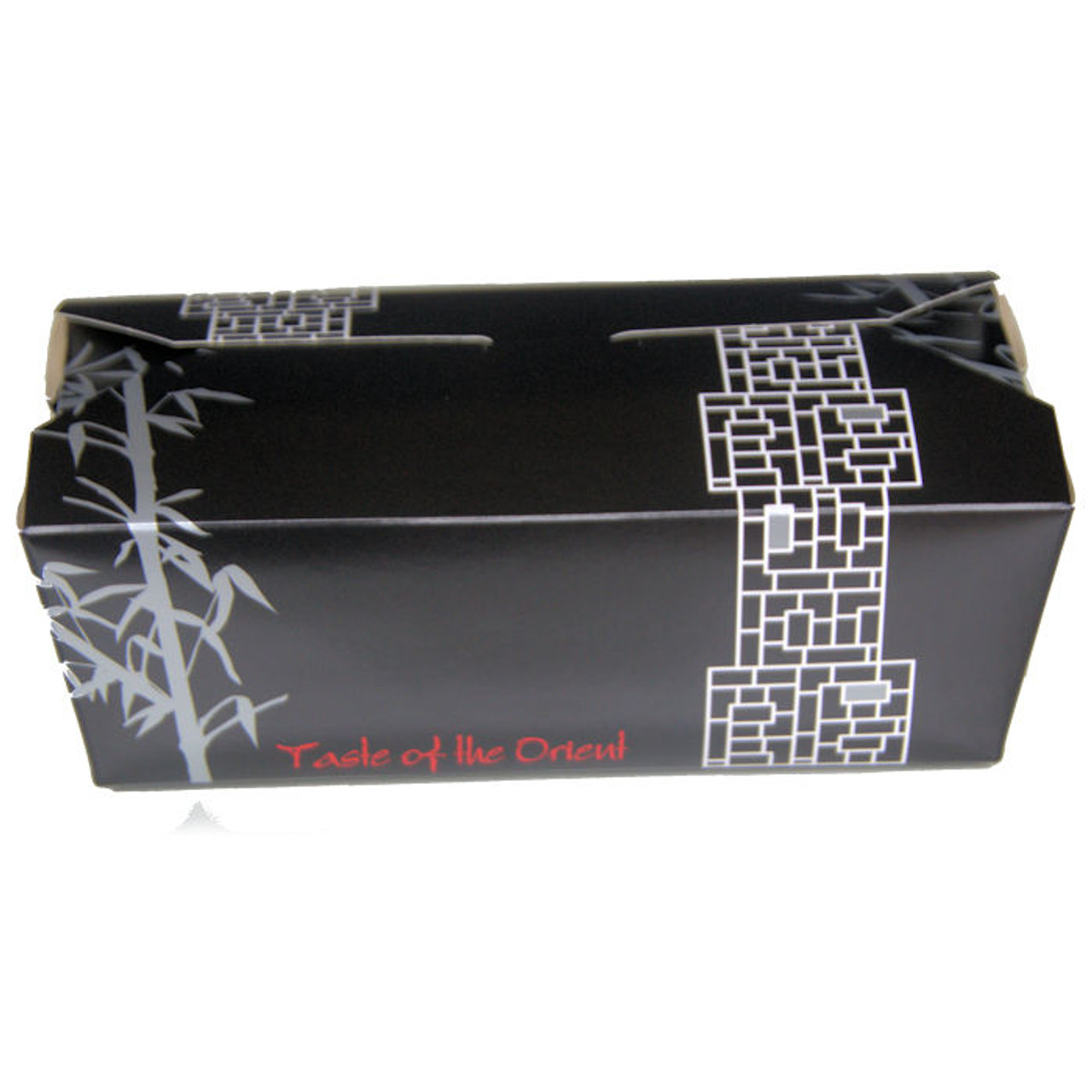 Pack of 50 Kraft box 6A size 7.25"x 4"x 2.5" Printed Black Taste of the Orient