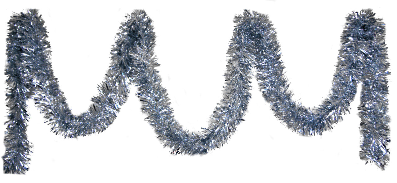  Quality Full bodied Christmas Garland 5m x 15cm Silver