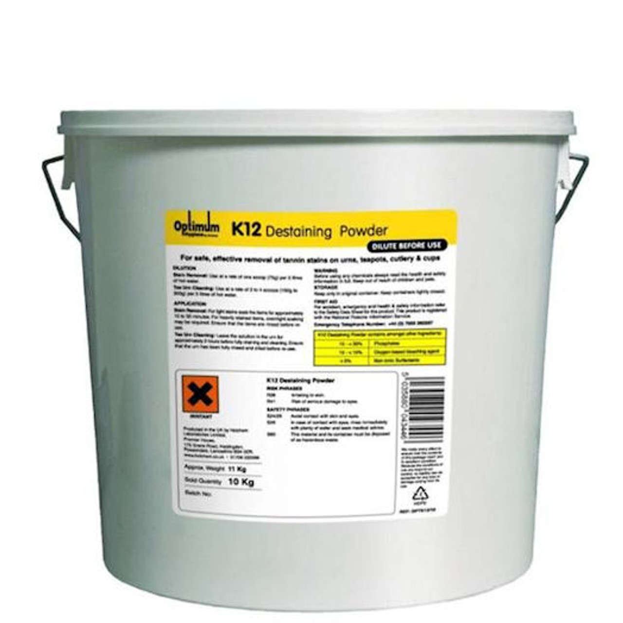 10kg Tub K12 Optimum Destaining Powder