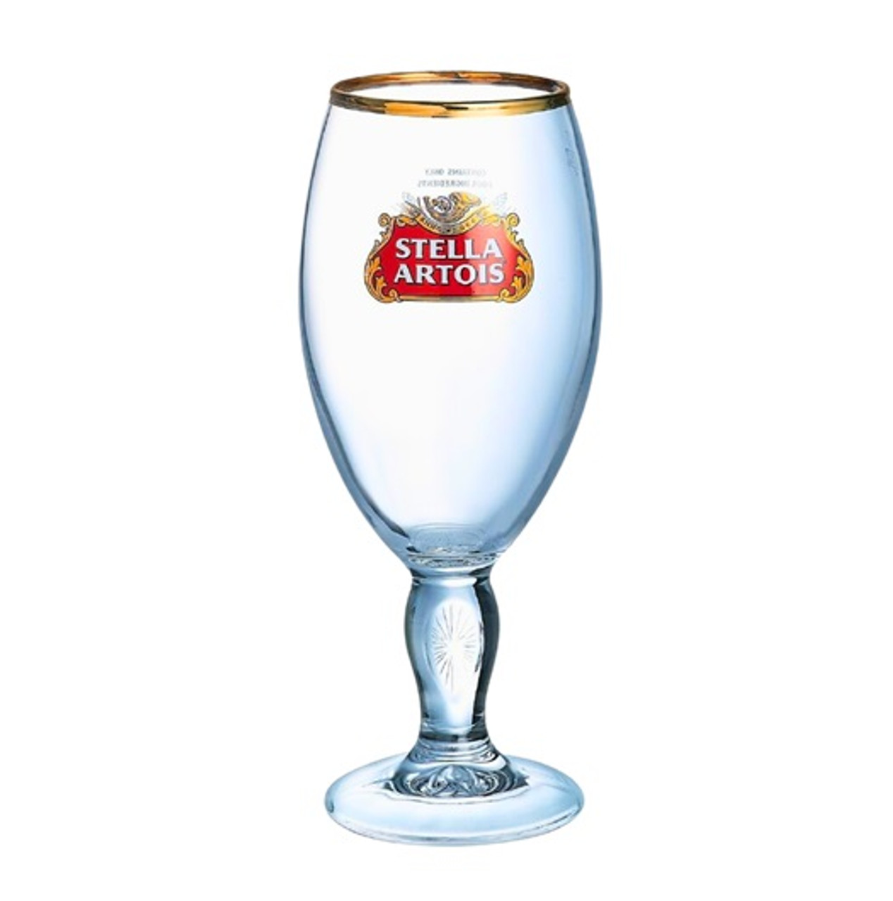 Stella Artois Branded 1/2 Pint Stemmed Chalice Glasses 