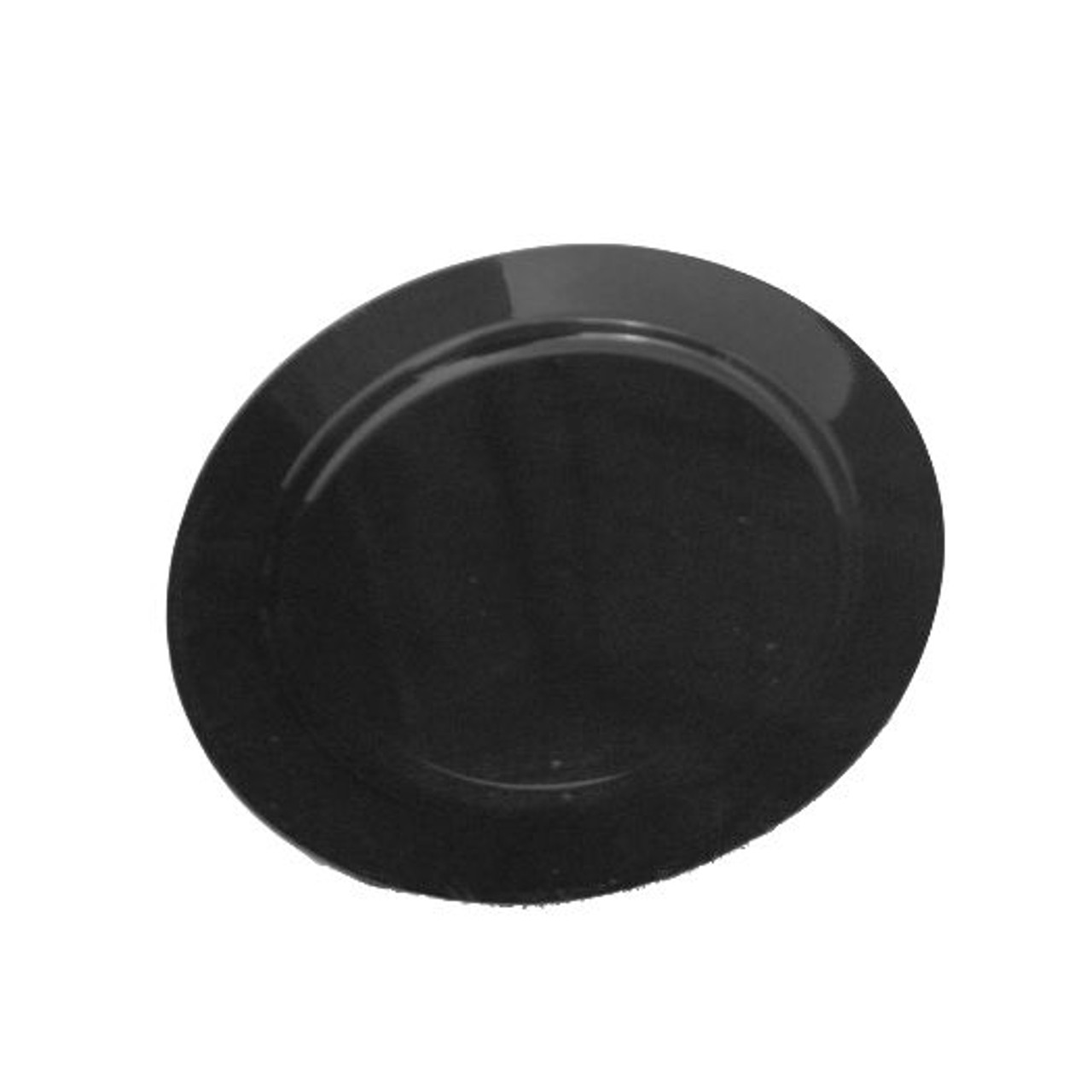 Pack x 12 Remerco Quality Black Re-usable Plastic Side Plates 16cm