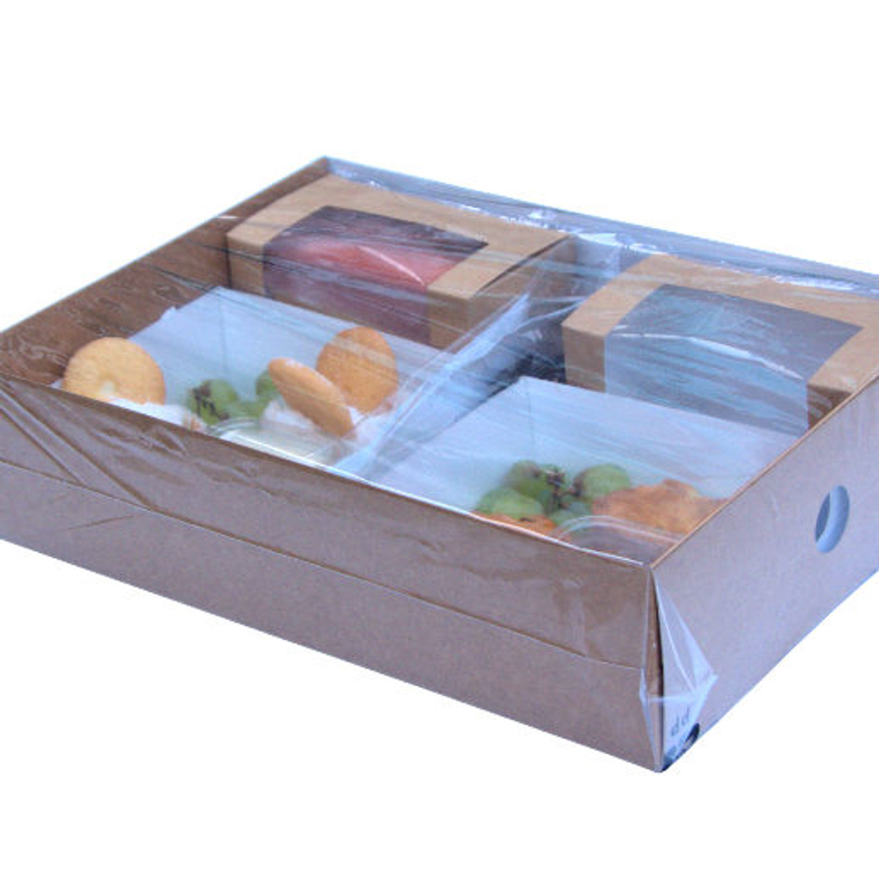 Pack of 5 Afternoon Tea / Picnic TRAY for 2 includes Sandwich boxes, Trays, Cutlery, portion pots and Self Seal Bag