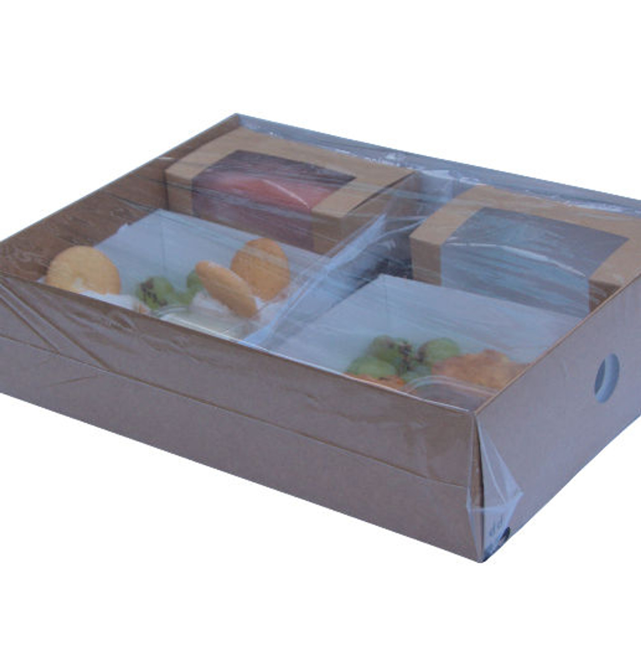 Pack of 50 Afternoon Tea / Picnic TRAY for 2 includes Sandwich boxes, Trays, Cutlery, portion pots and Self Seal Bag