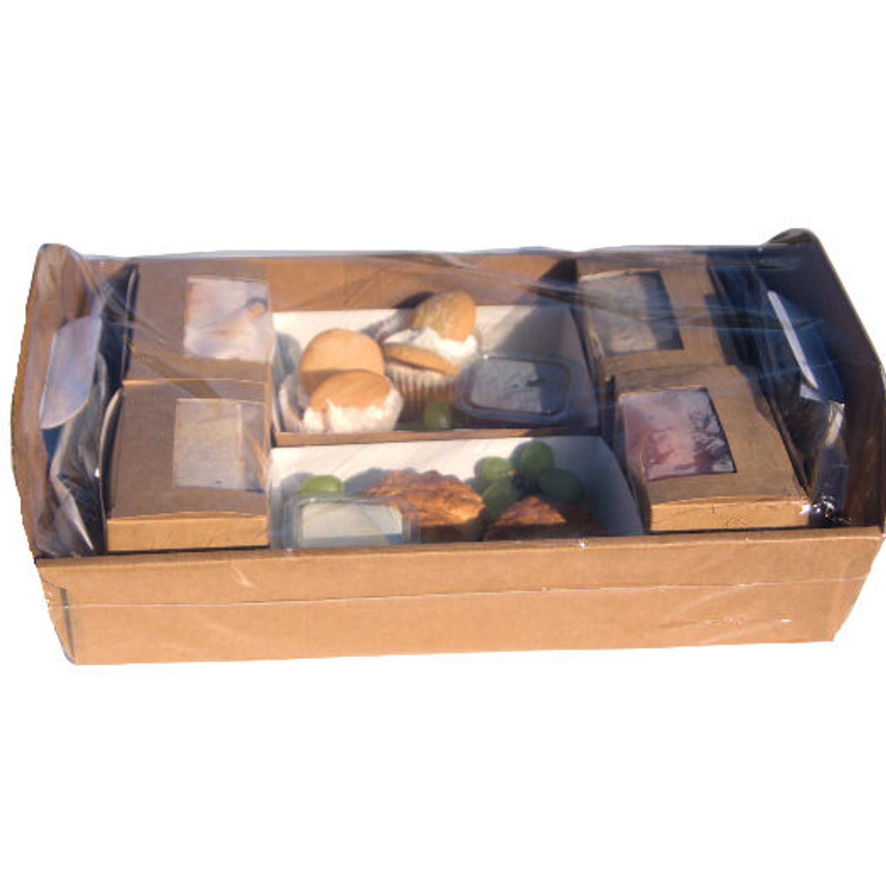 Sample Pack of 1 LARGE Afternoon Tea / Picnic TRAY  includes Sandwich boxes, Trays, Cutlery, portion pots and Self Seal Bag