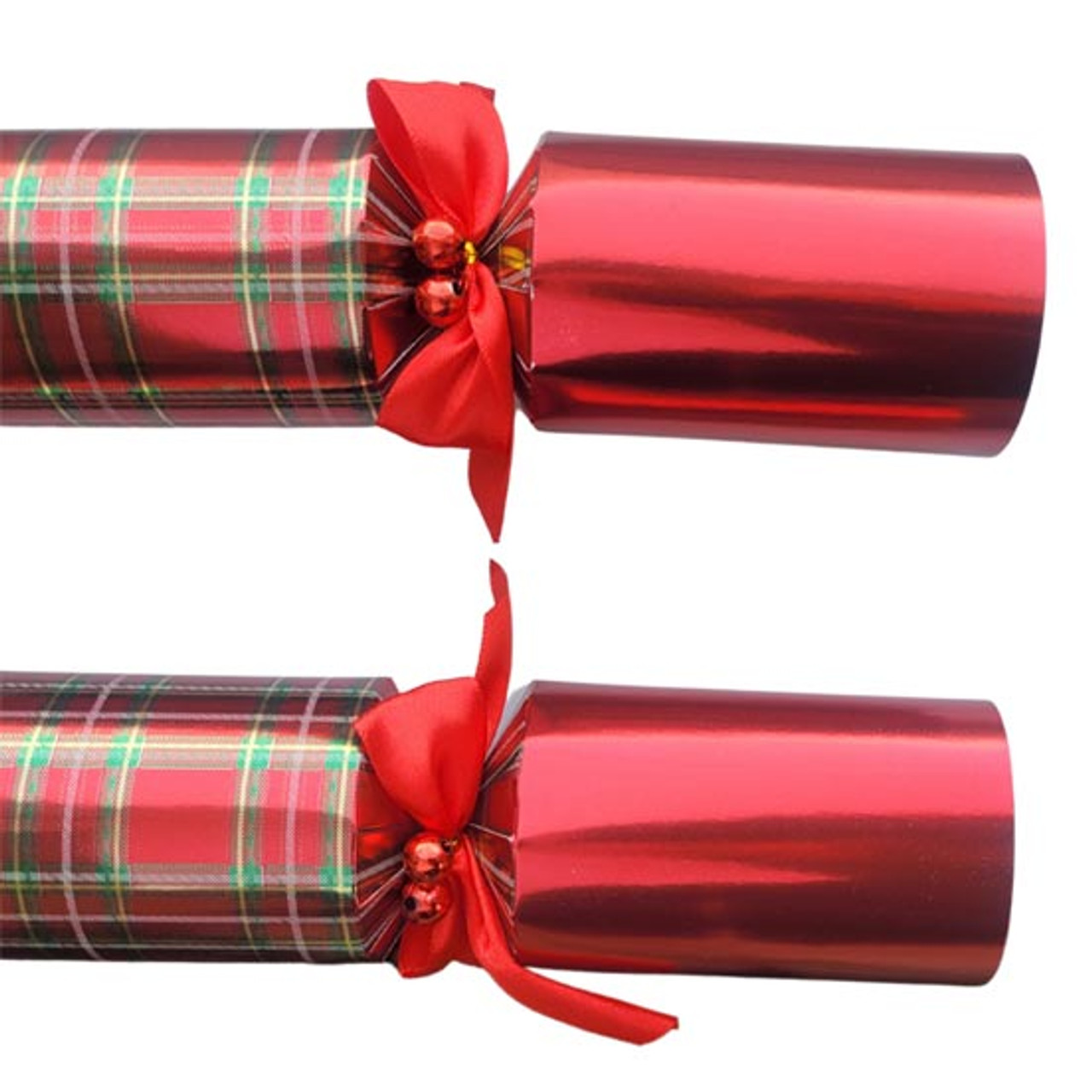 14'' Tartan Red Wide Body Cracker - Case of 12 (C05493)