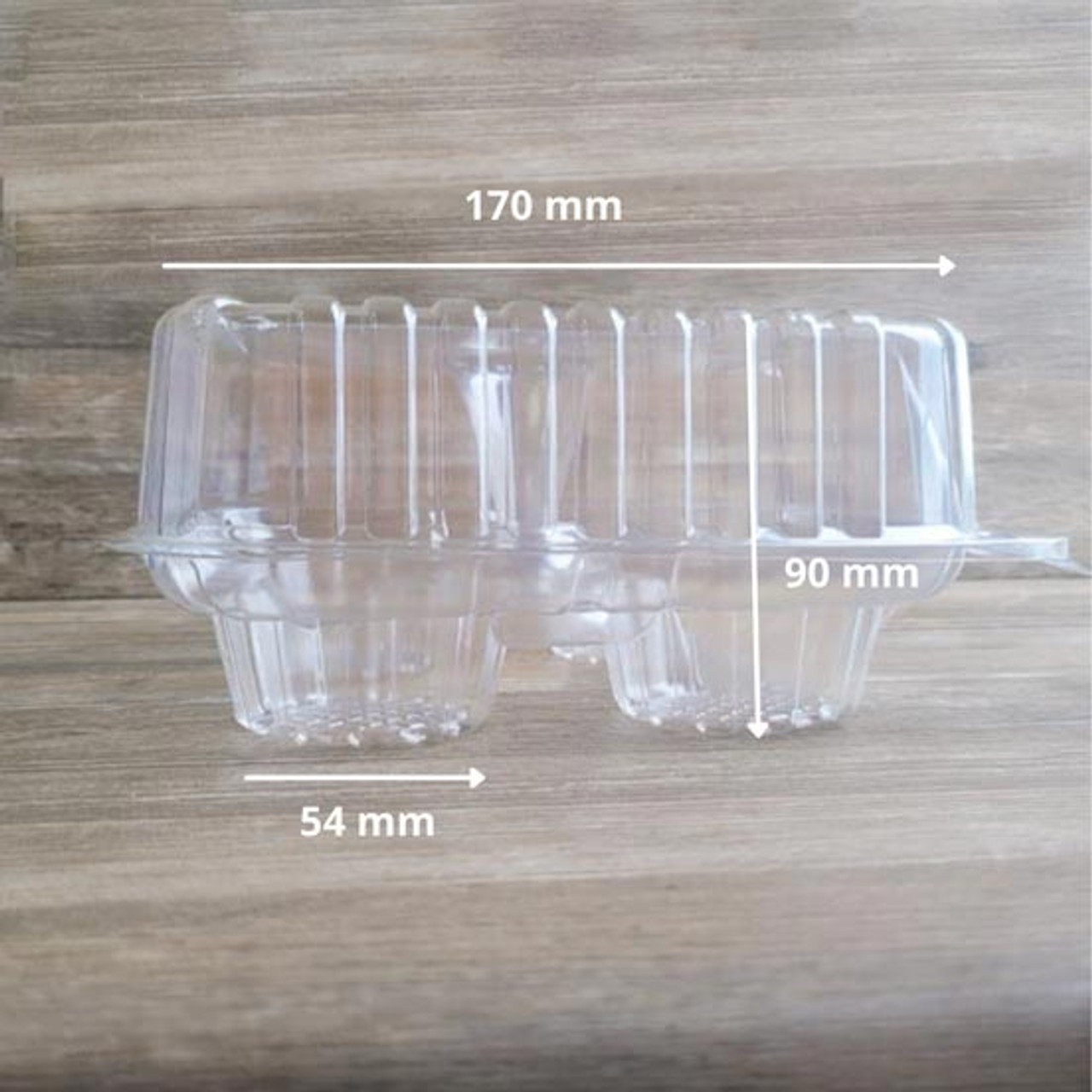 Jumbo Muffin Plastic Cupcake Container