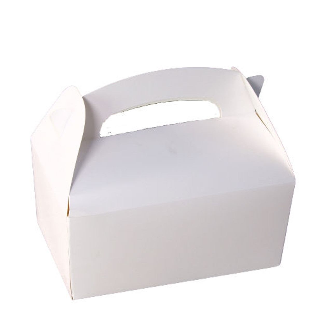 Case x 250 Childrens Cardboard meal boxes Small Plain White