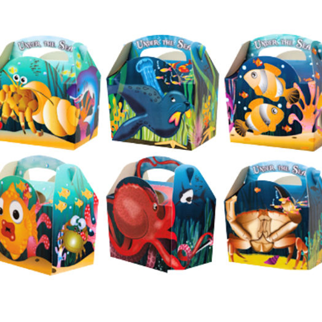Childrens meal boxes, childrens Space Design Party box kits, childrens  activity meal boxes