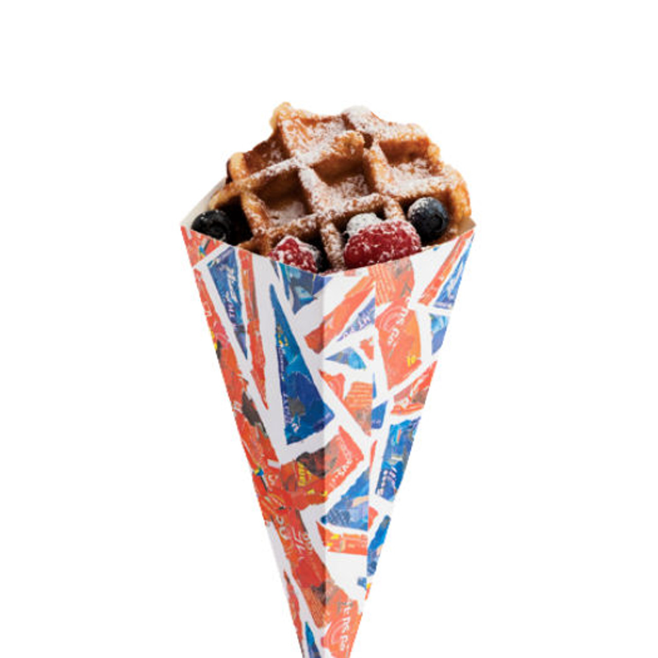  Union Jack Design Cardboard Food Cone Pack of 10