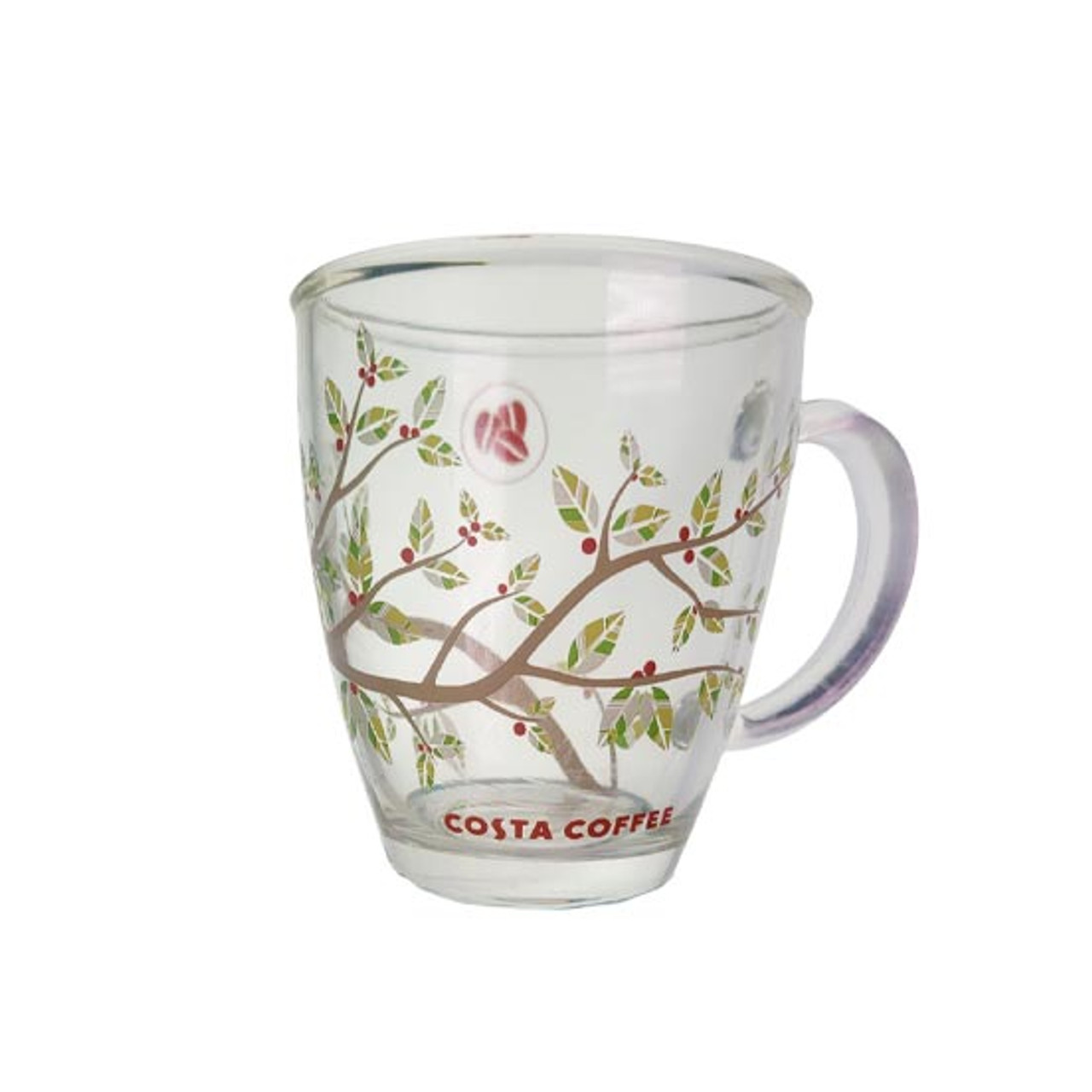 Costa Coffee Glass Mug 12 oz