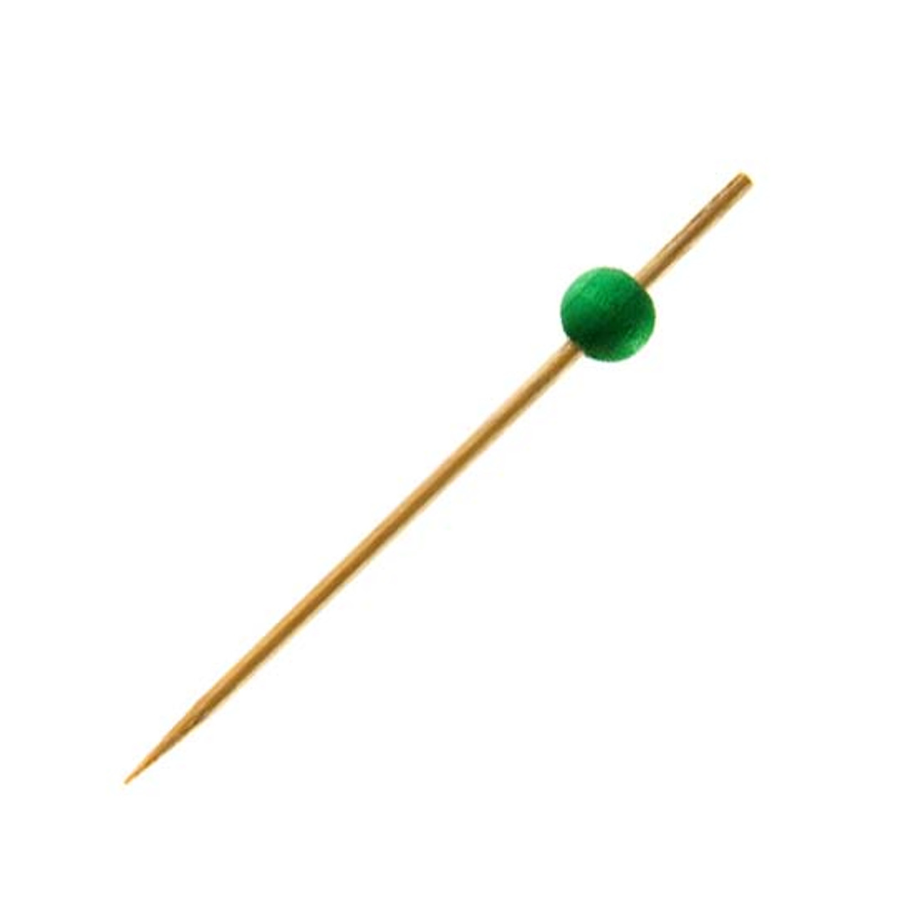 Ball Skewers 110mm Green - Pack of 100 