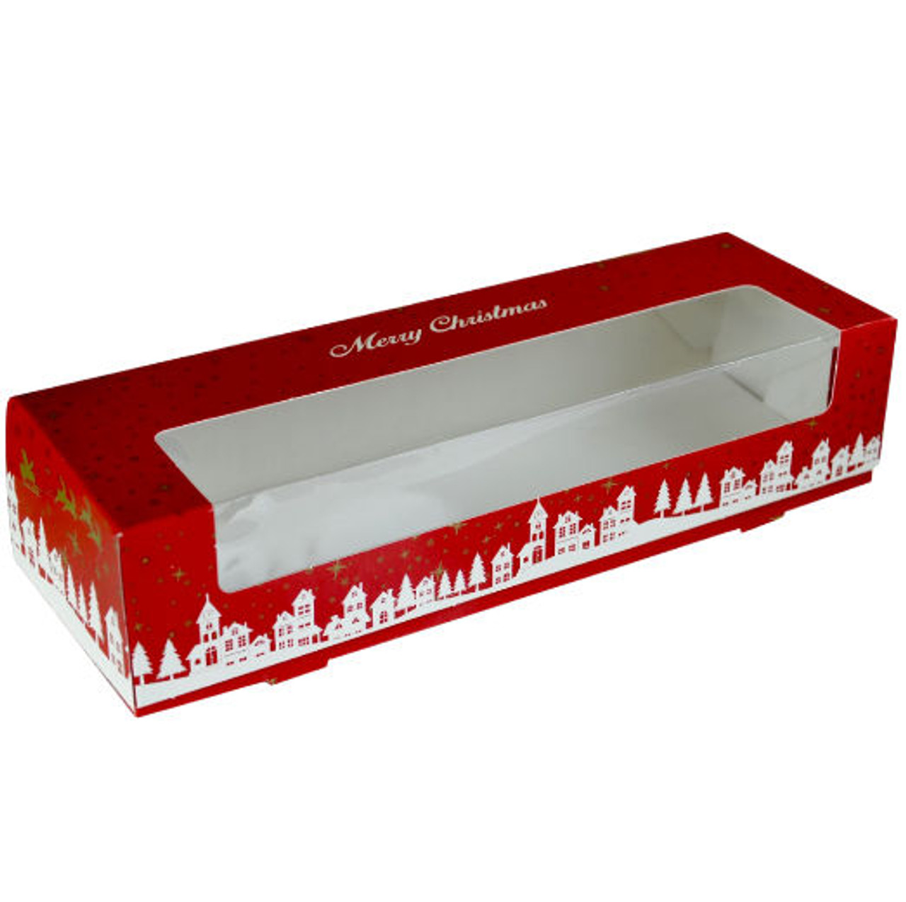 Christmas Mince Pie Boxes 235 x 80 x 50mm with card insert ( see qty options )