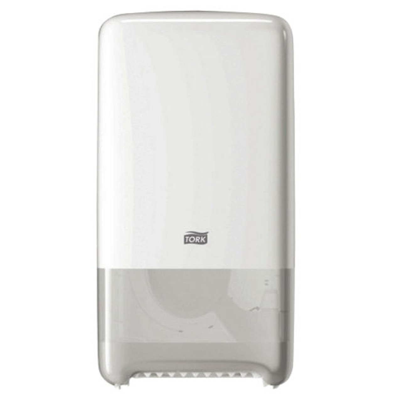 Tork T6 Twin Mid-Size Toilet Roll Dispenser White 557500