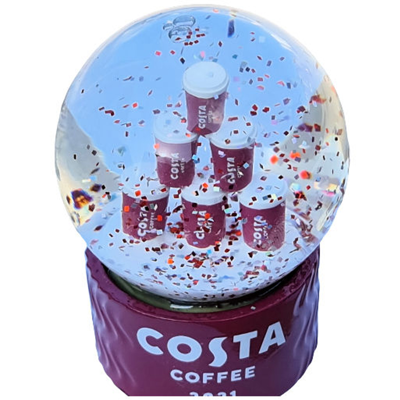 Costa Coffee Snow Globe Christmas decoration 