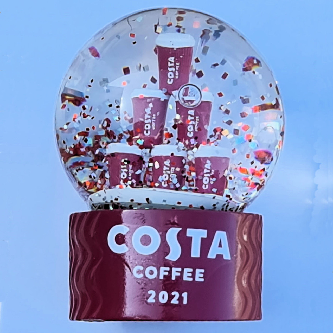 Costa Coffee Snow Globe Christmas decoration 