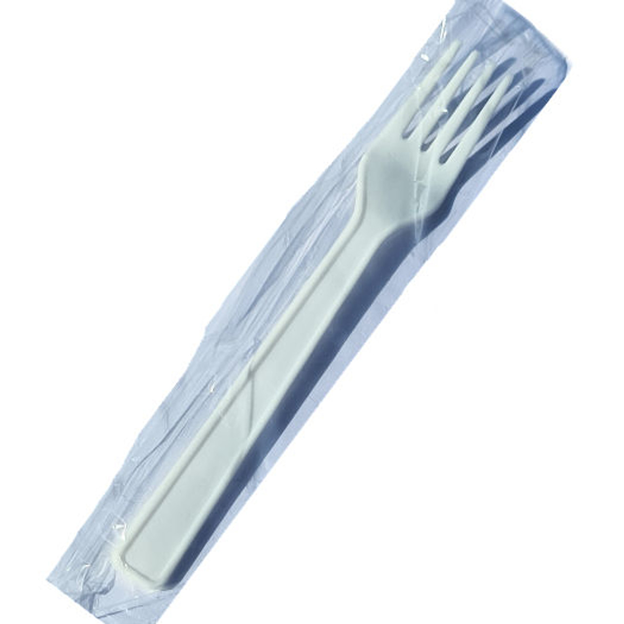 25 Packs of Individually Wrapped White Forks