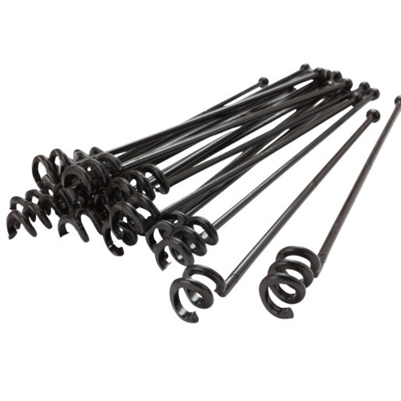 Swirl Drink Stirrers Black 6" Pack of 50