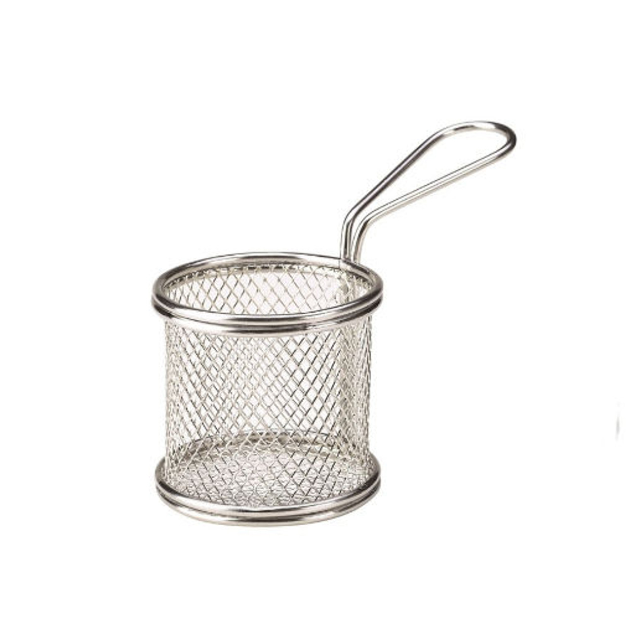 Serving Fry Stainless Steel Round Basket