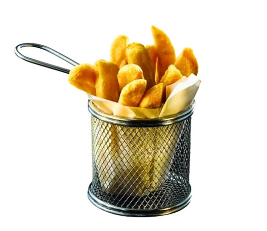Serving Fry Stainless Steel Round Basket
