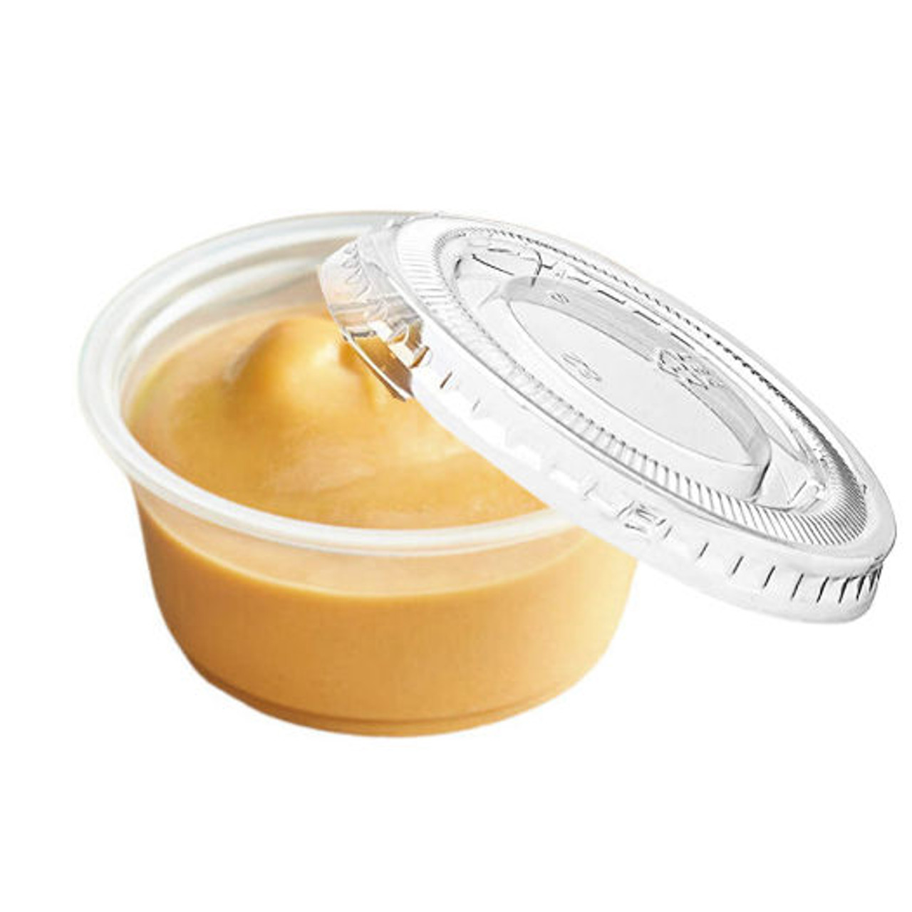 2 oz (59ml) Opaque Portion Souffle Cup and Lid- Pack x 200 SPECIAL OFFER