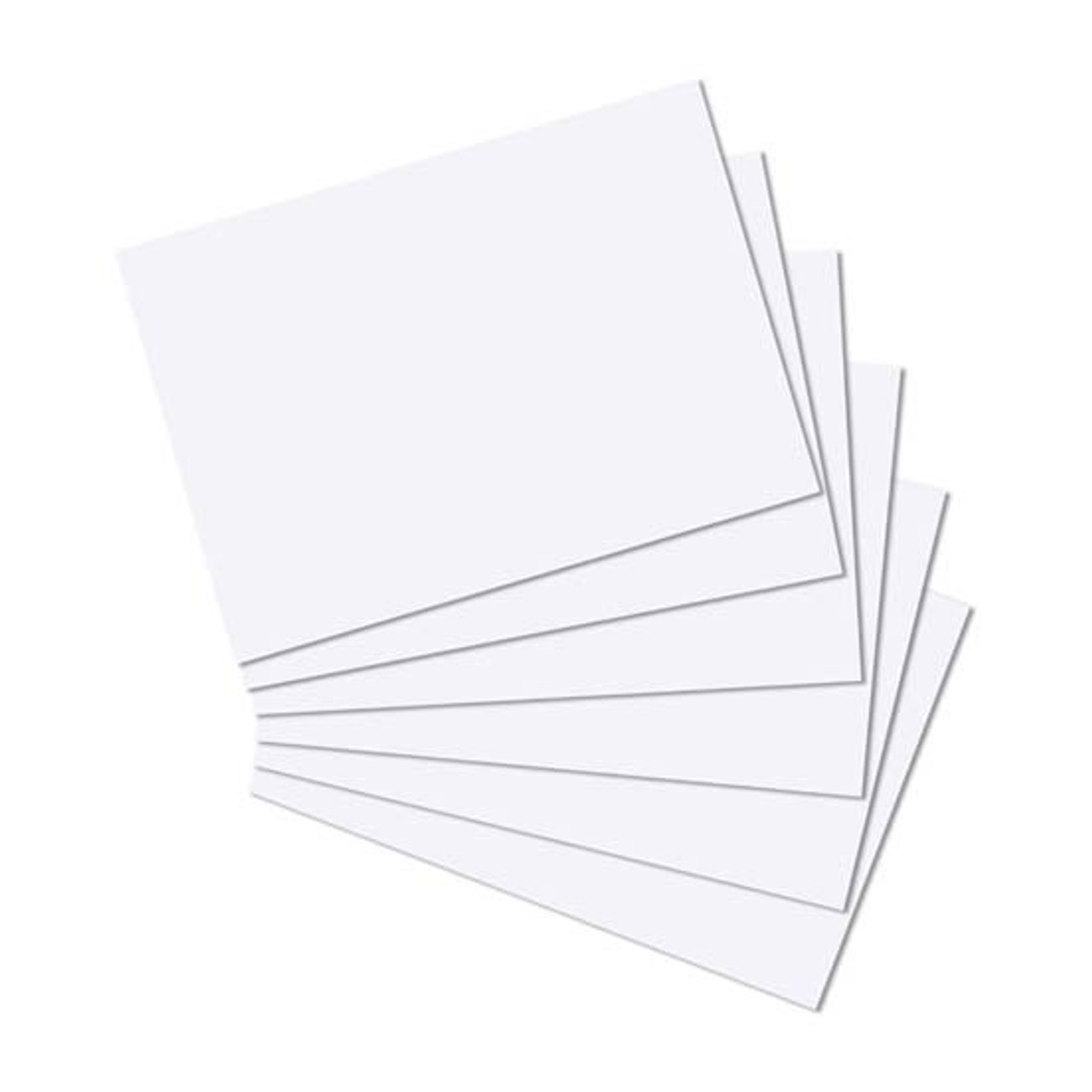 White blank pricing cards 198 x 133 mm - Box of 700