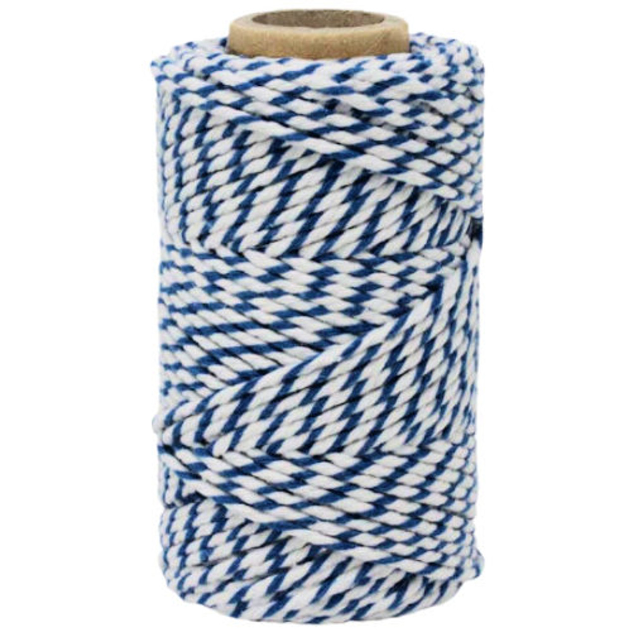 Reel x 100mt Blue & White No.6 Cotton Bakers Twine