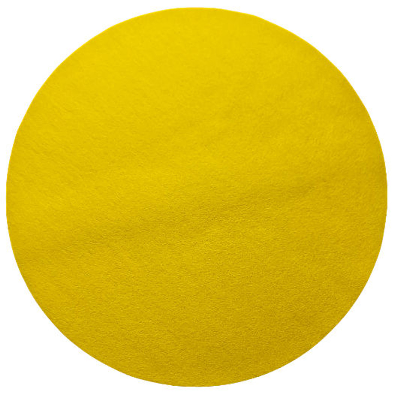 Decor Round Paper Disposable 12" Yellow Placemats Pack x 50