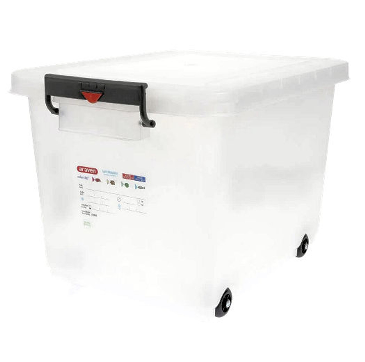 Araven Mobile Food Storage Bin with Lid