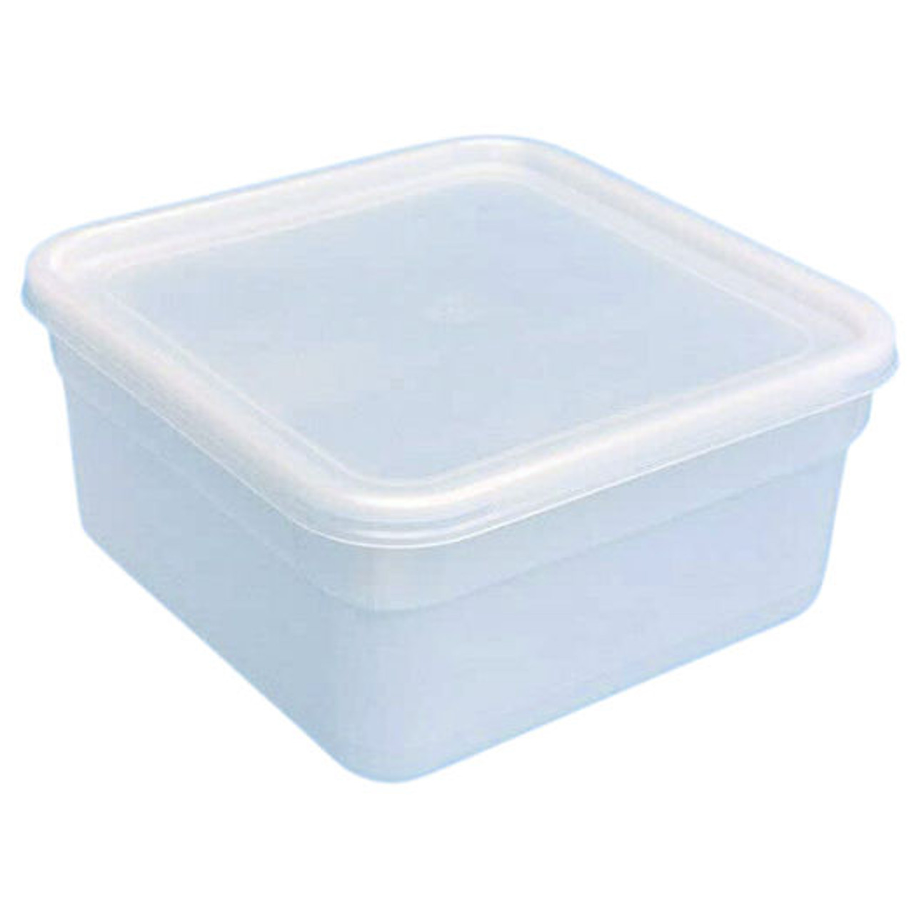 Ice Cream Containers 2Ltr Square (Pack of 5) Including Lids