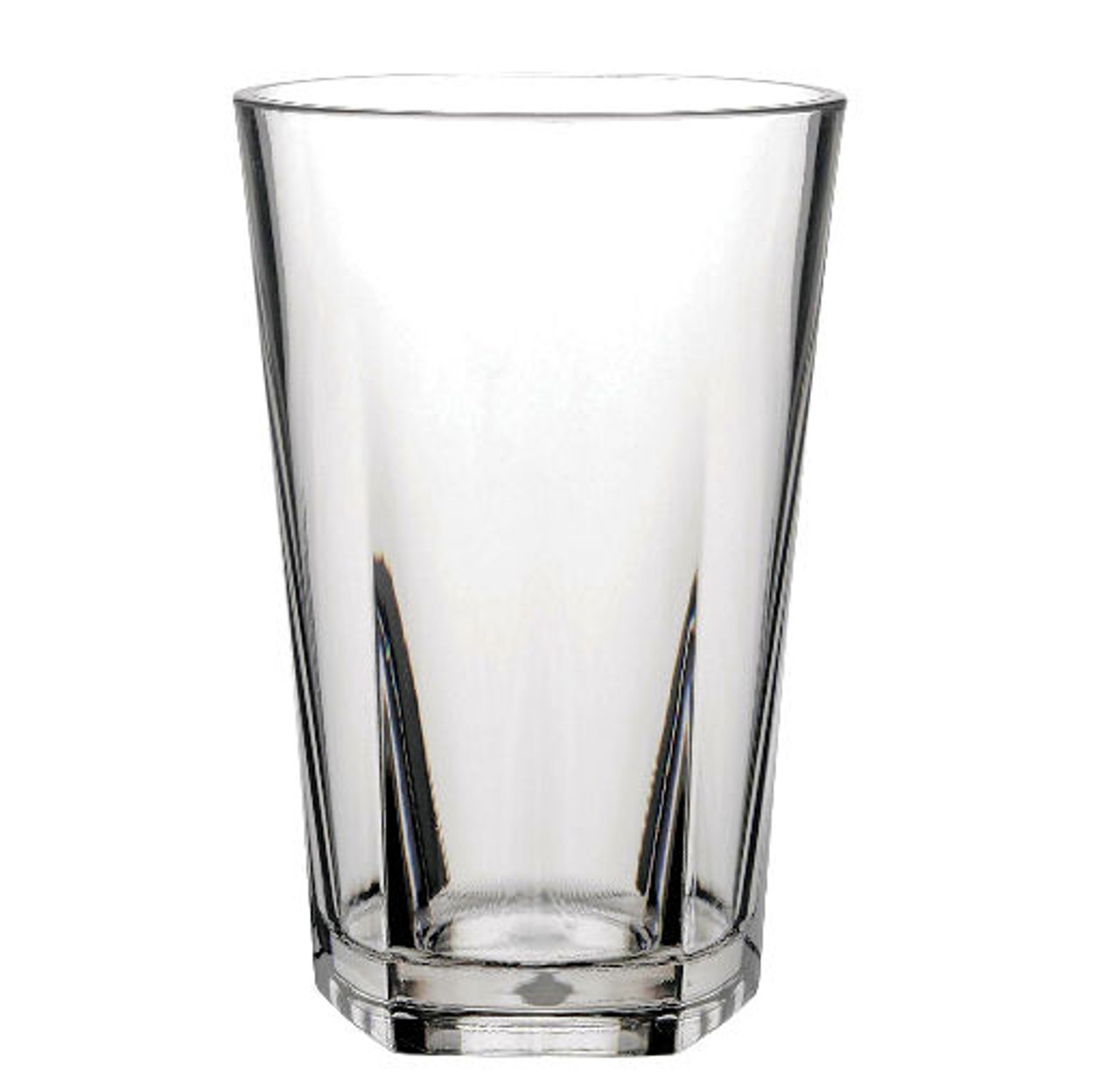 UTOPIA  Polycarbonate Pentagon 14oz Re-usable Clear (40cl) CE Tumbler Case x 12