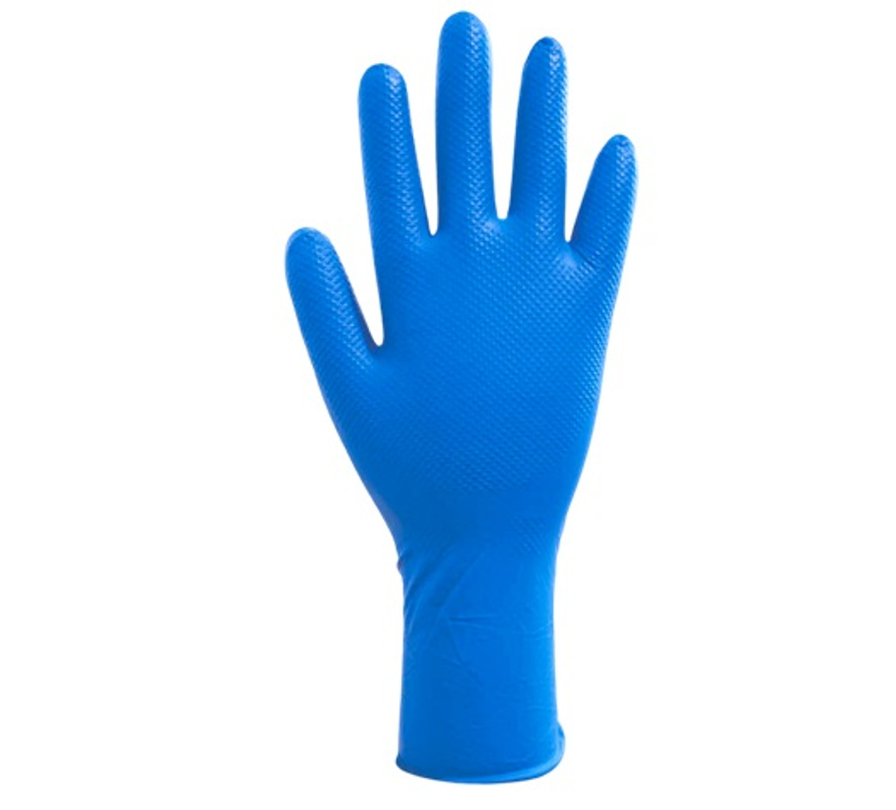 Box of 100 - Small M Care,  Powder free Blue Nitrile, Long Cuff  Examination Gloves,