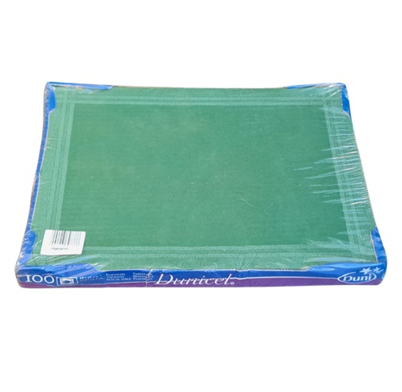 Dunicel Premium Paper placemat Green with border 30cm x 40 cm  - Pack x 100