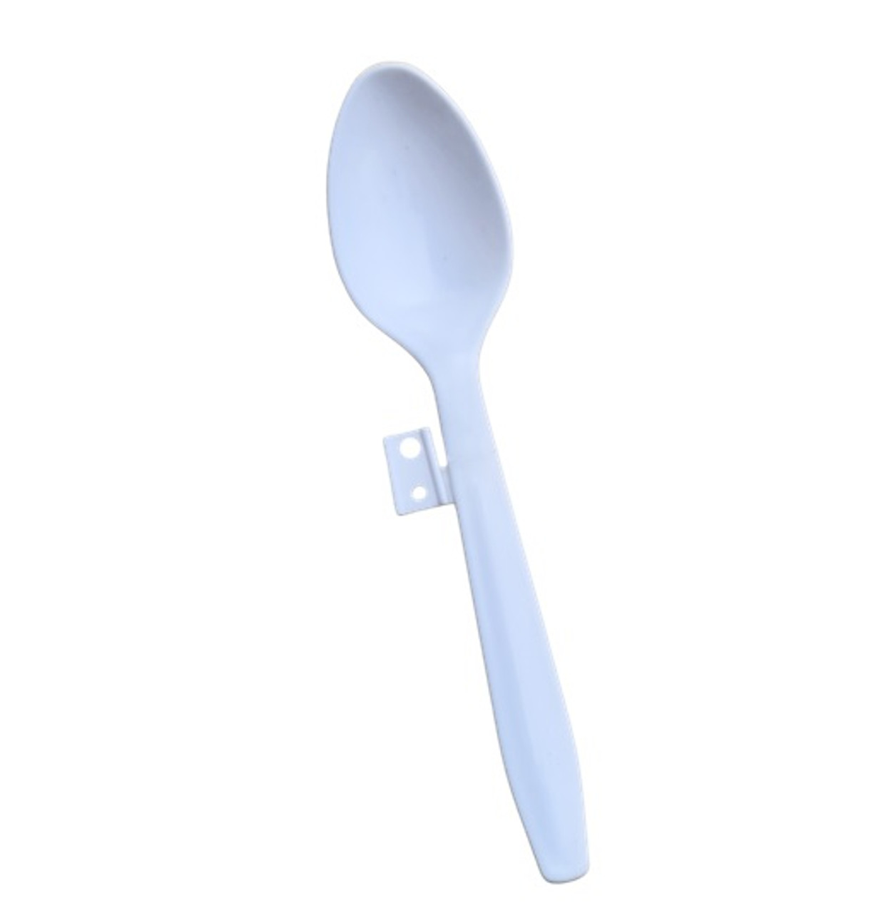 Re-usable, Heavy Duty, Durable white folding  Dessert Spoons (see quantity options)