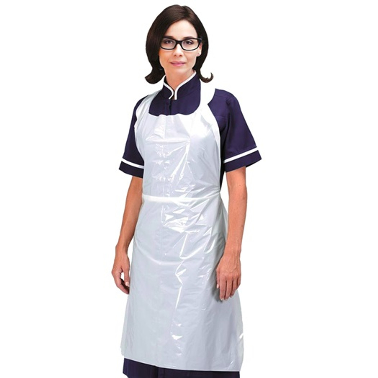 Disposable Quality White 17m 686mm x 1168mm Aprons on a roll 200 ( Clearance )