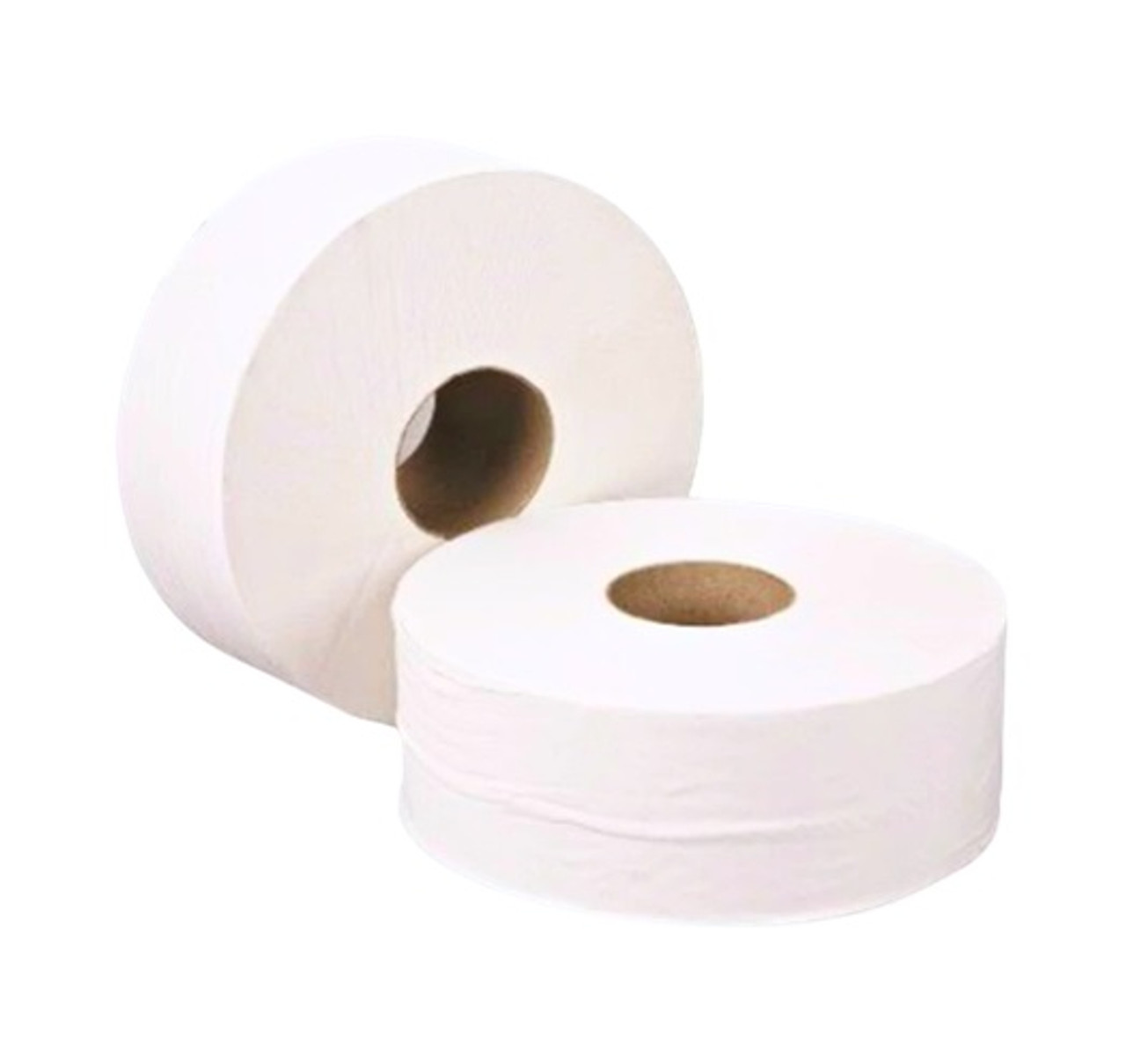 Leonardo Jumbo Toilet Rolls 2 Ply White with 3" core - Pack of 6