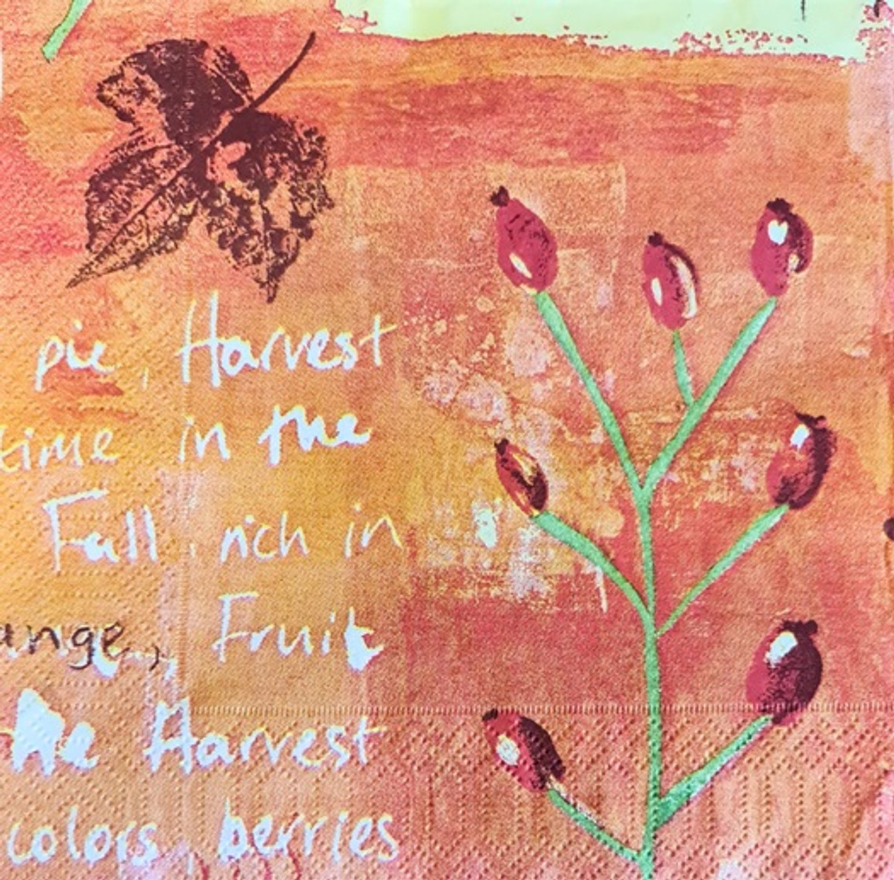 Duni Autumn Terrano Napkins 33 x 33cm 3ply Pumpkin Harvest - Pack of 50 Duni Autumn Terrano Napkins 33 x 33cm 3ply Pumpkin Harvest - Pack of 50