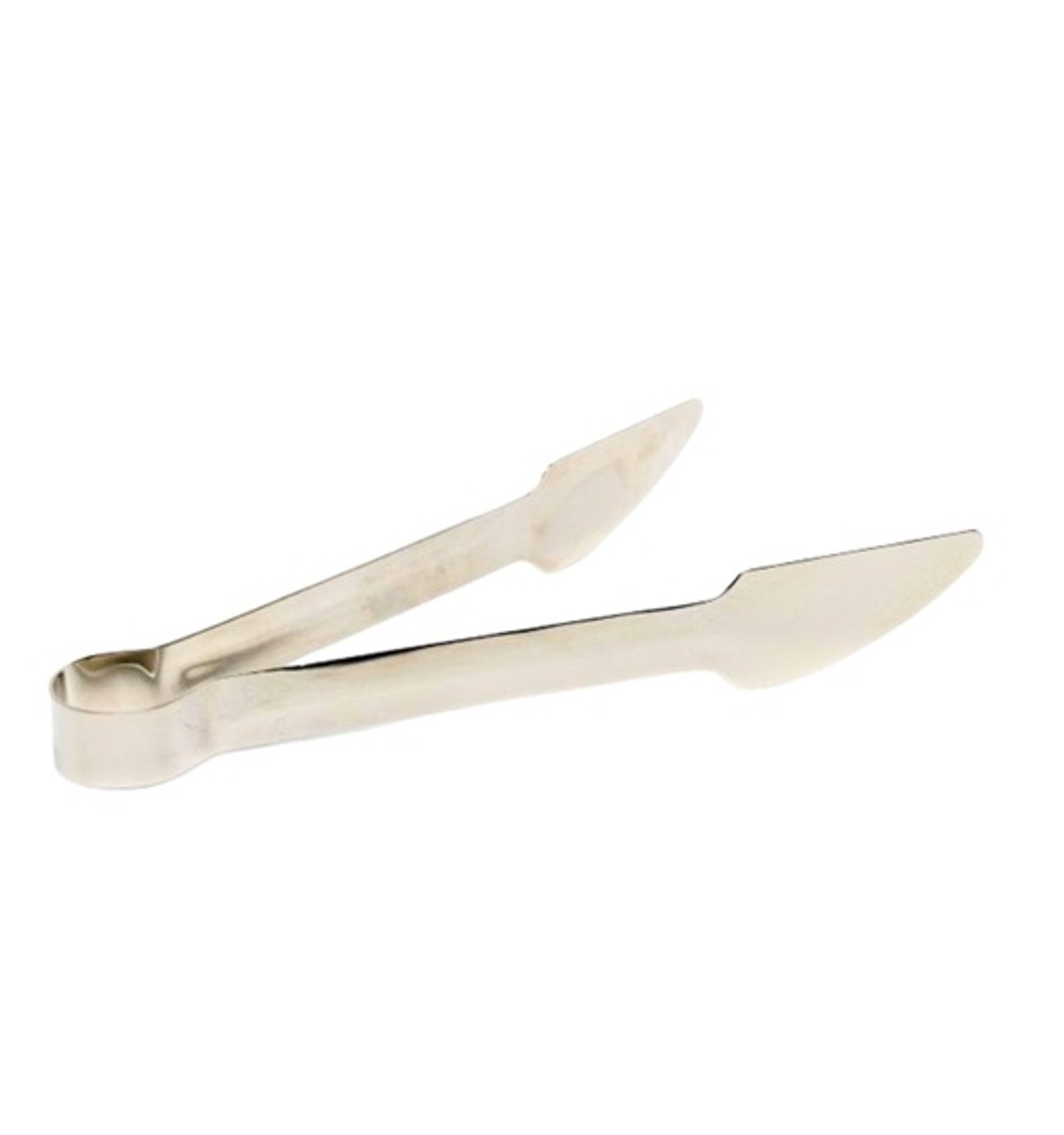 Genware Stainless Steel Hamburger Tongs 9" each