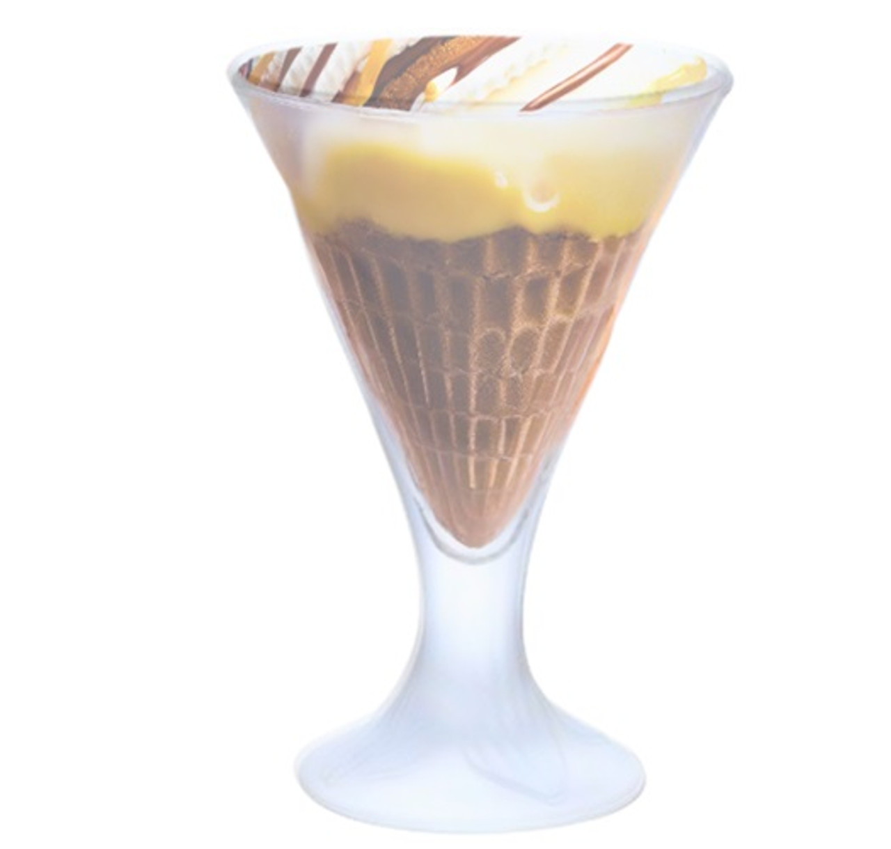 La Rochere White satin ice cream cup 20cl each