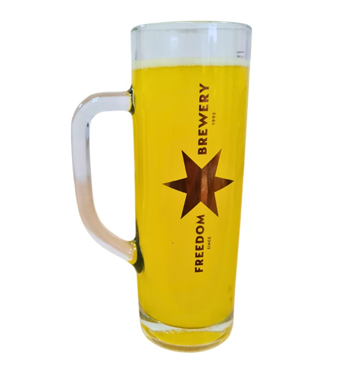 Freedom pint tankard glass each