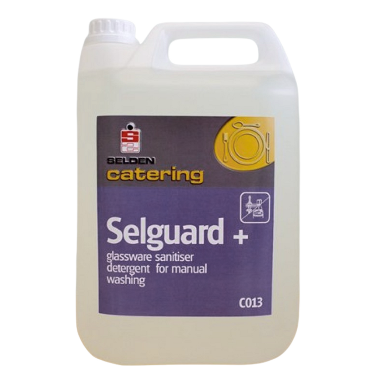 Selguard Plus Concentrated Glassware Detergent Sanitiser 5 litres Selguard Plus Concentrated Glassware Detergent Sanitiser 5 litres
