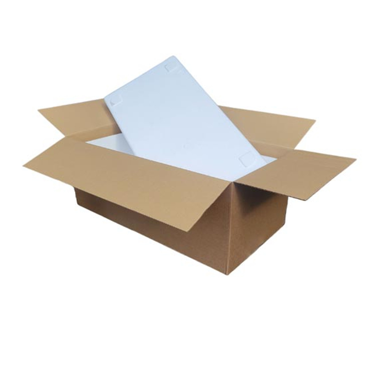 ( 108 Boxes ) 25klo Large Polystyrene Box & corrugated outer 