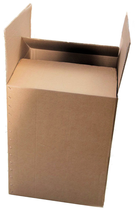 ( Min 25 ) E/ Large Double Wall Cardboard Storage / Removal Chest size 19"x 19"x 24" 