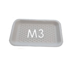 1,000 - M3 white polystyrene trays 222 x 133 x 16mm (min 10 pks)
