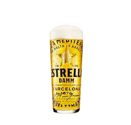 Estrella Damm Toughened Half-Pint  Glass -each