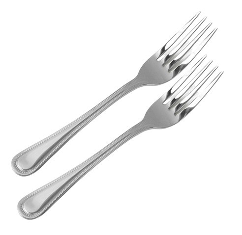 Bead Design  s /s Dessert Fork ( dozen )